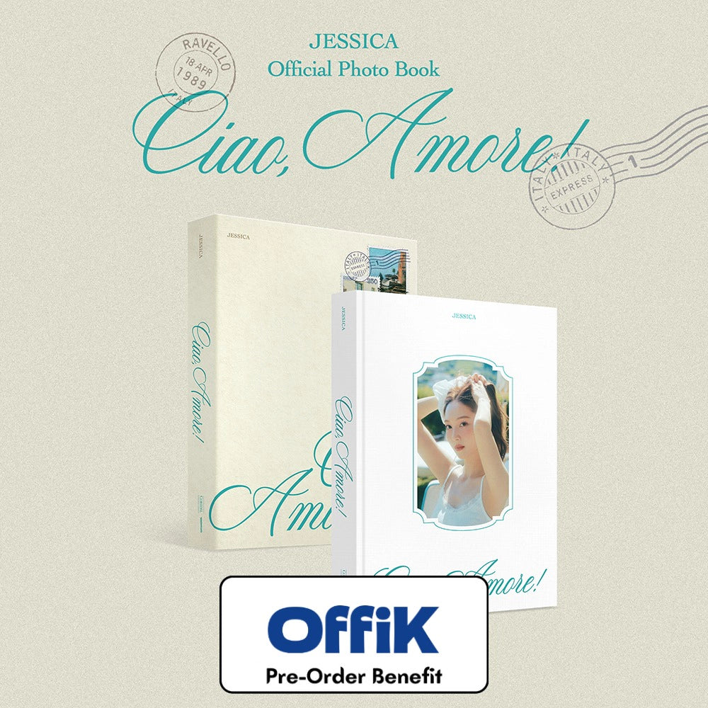 [Pre-Order] JESSICA - OFFICIAL PHOTO BOOK [Ciao, Amore!] (GLOBAL ver.) + Offik Pre-Order Benefit