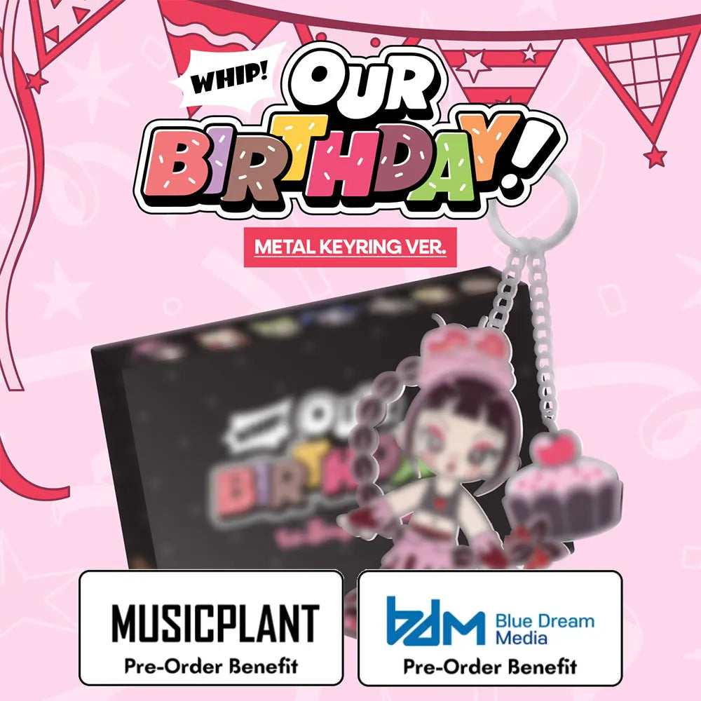 [Pre-Order] OURBIRTHDAY - 1st Single Album [Our Birthday] METAL KEYRING VER. + Pre-Order Benefit