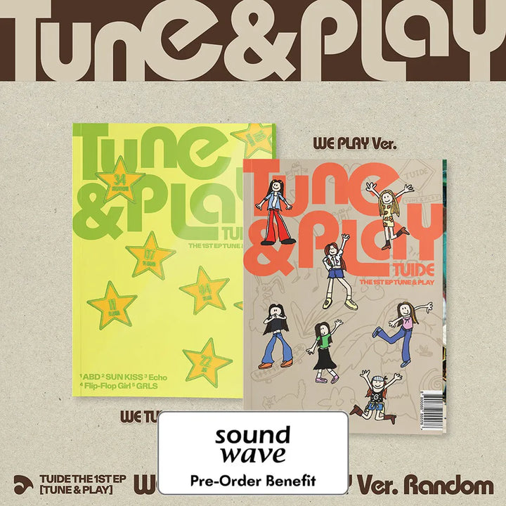 [Pre-Order] TUIDE - The 1st EP [TUNE &amp; PLAY] (Photo Book ver.) + Pre-Order Benefit (Choose Version)