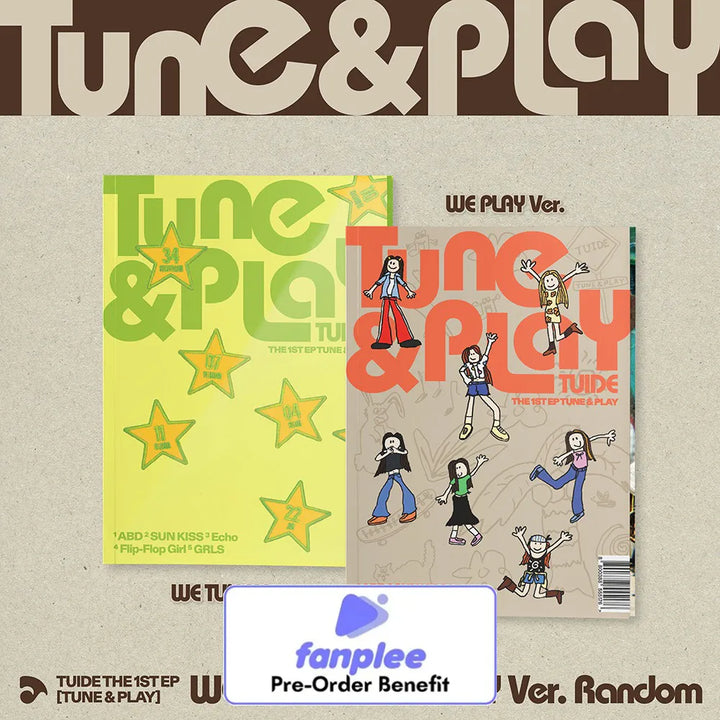 [Pre-Order] TUIDE - The 1st EP [TUNE &amp; PLAY] (Photo Book ver.) + Pre-Order Benefit (Choose Version)