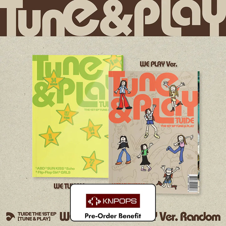 [Pre-Order] TUIDE - The 1st EP [TUNE &amp; PLAY] (Photo Book ver.) + Pre-Order Benefit (Choose Version)