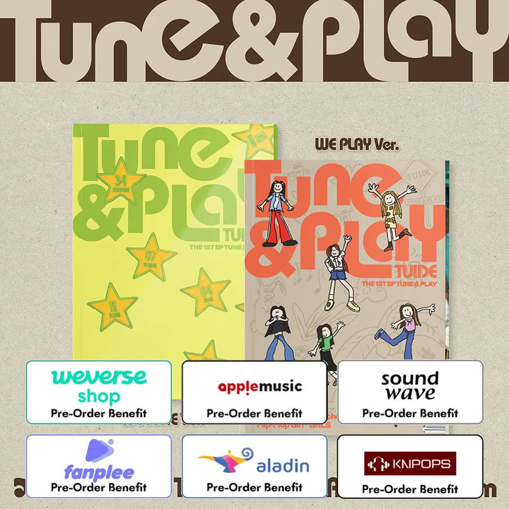 [Pre-Order] TUIDE - The 1st EP [TUNE &amp; PLAY] (Photo Book ver.) + Pre-Order Benefit (Choose Version)