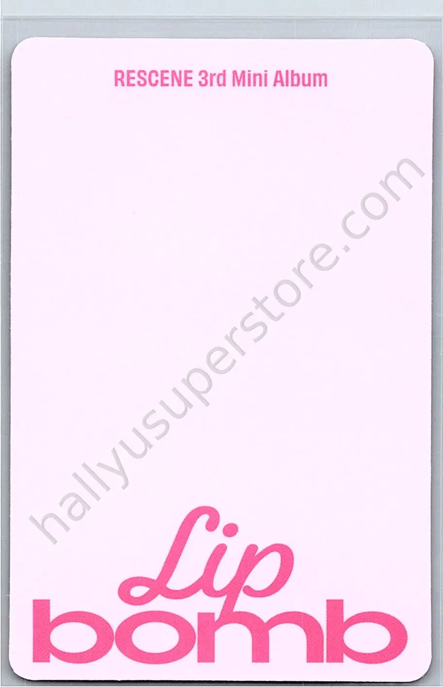 RESCENE - Minami - lip bomb album photocard qr version tint version