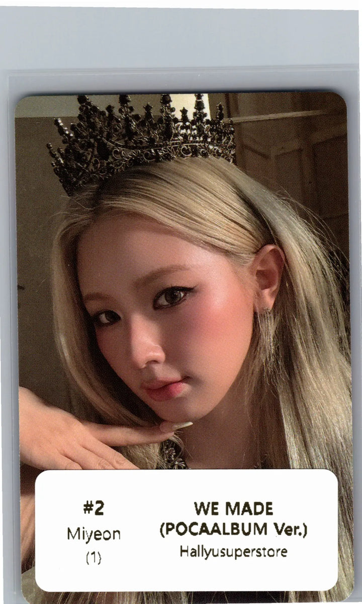 I-DLE "We made" - Official Photocard (POCAALBUM Ver.) [26.07.07]