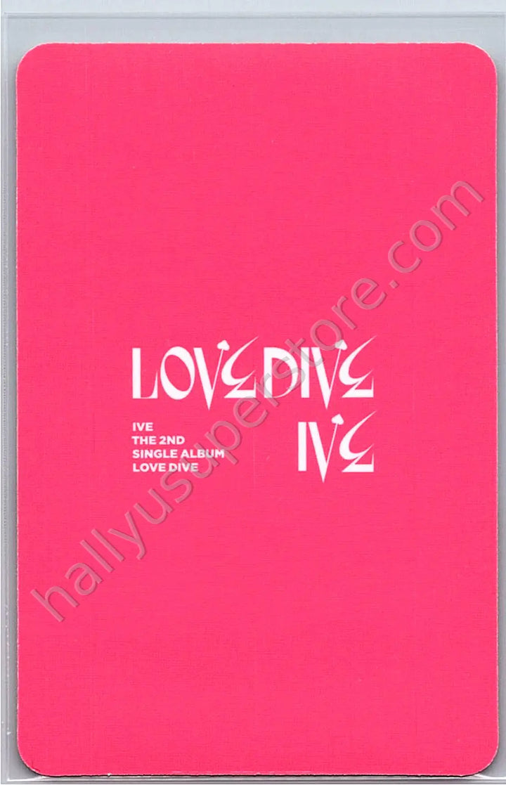 IVE - Yujin - LOVE DIVE album photocard version 3