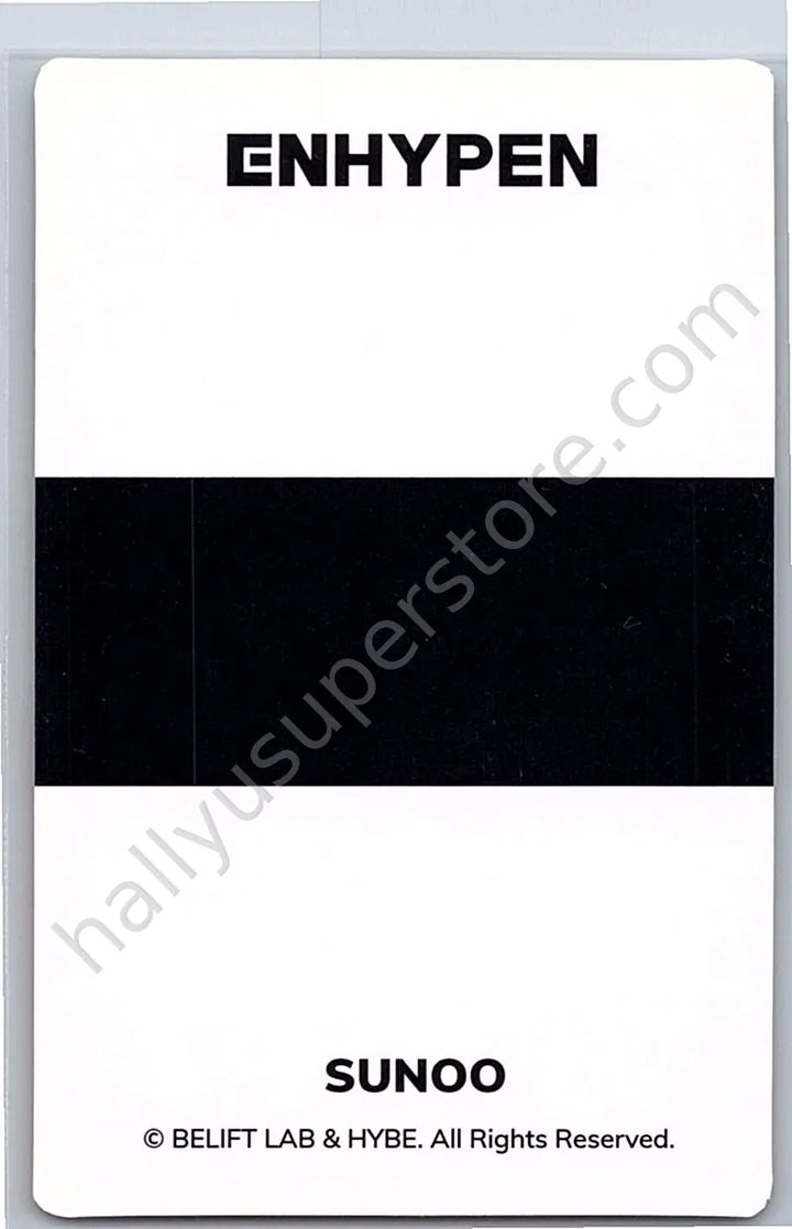 ENHYPEN - Sunoo - Official Light Stick Version 1 lightstick merch photocard photocard set