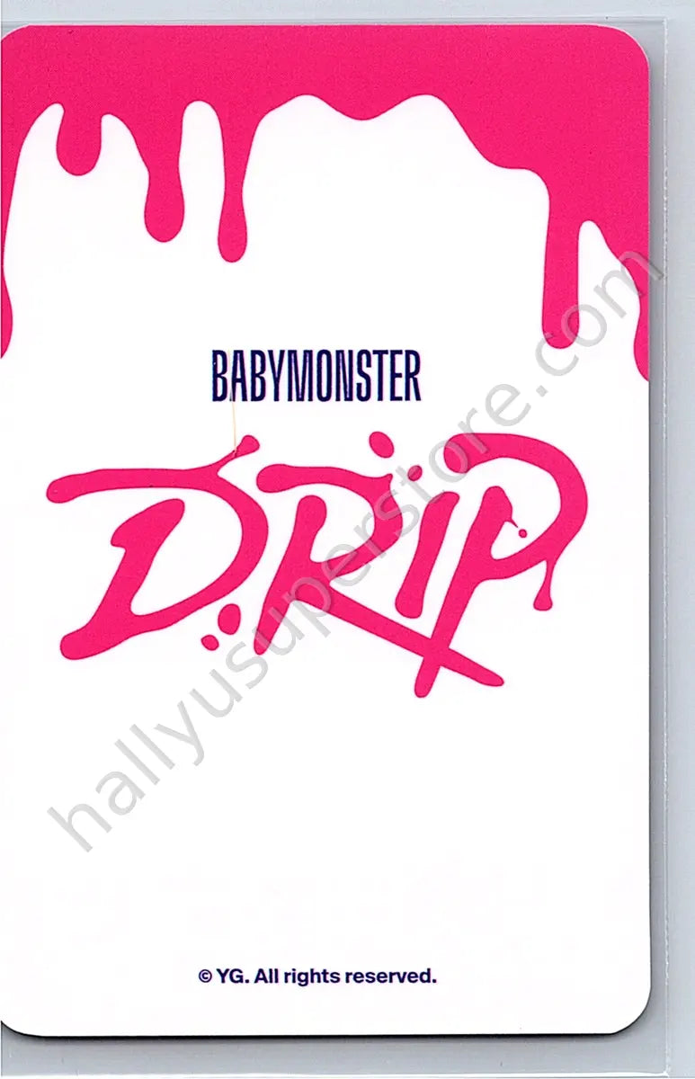 BABYMONSTER - Pharita - BABYMONSTER - Pharita - DRIP Album trading card