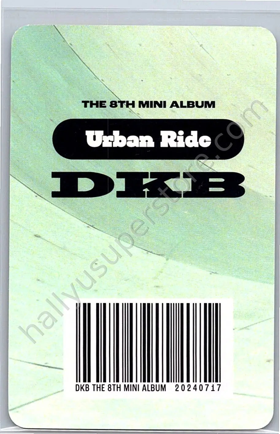DKB - GK -  Urban Ride Album album photocard ever version qr card