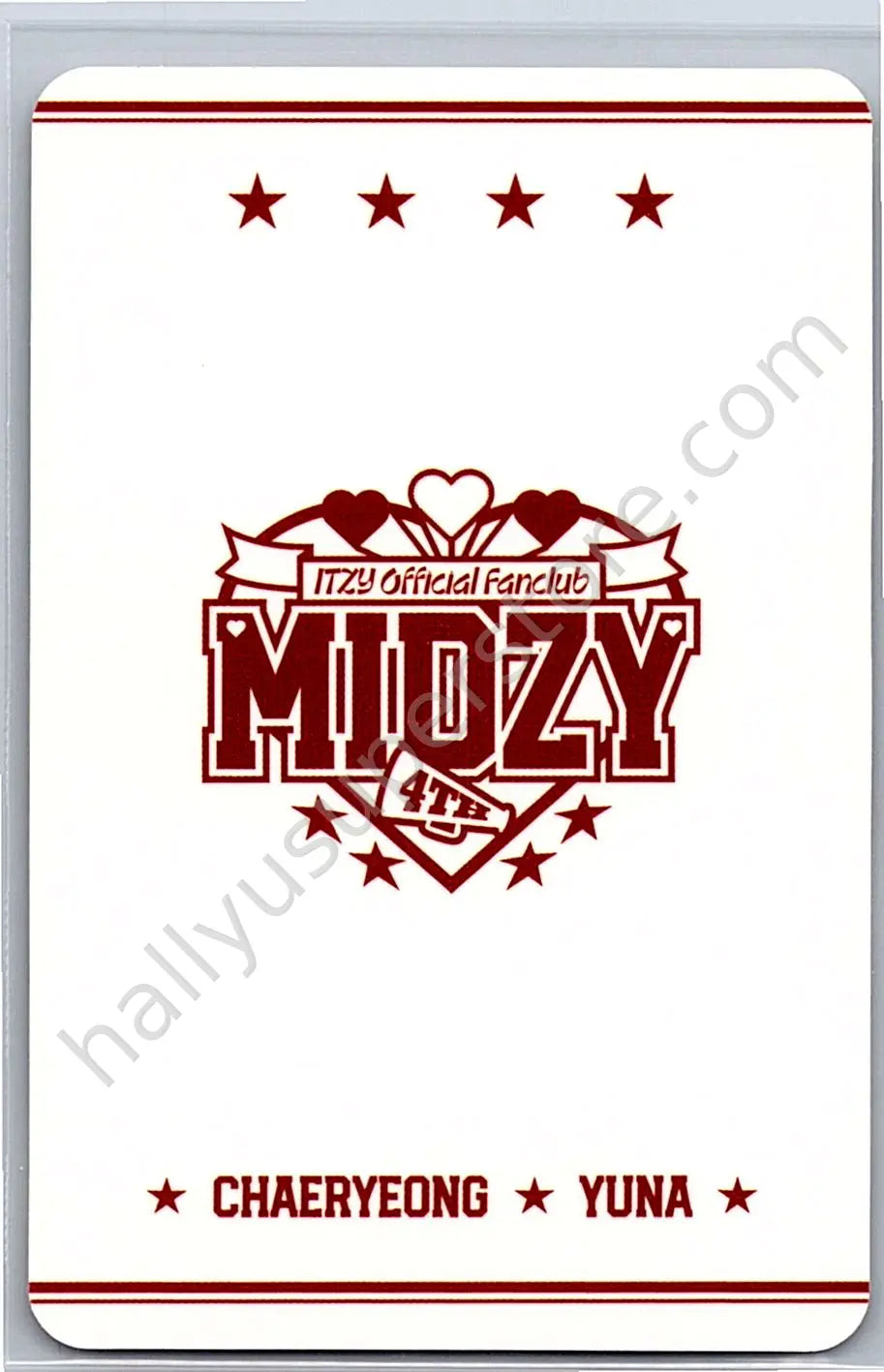 ITZY - Unit - ITZY Official Fanclub MIDZY 4th Generation fanclub photocard set