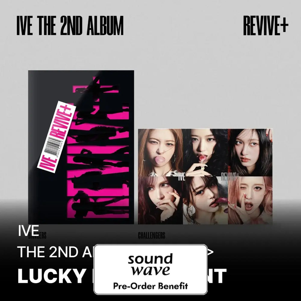 [Pre-Order] IVE - THE 2ND ALBUM [REVIVE+] + Soundwave LuckyDraw Event (Choose Version)