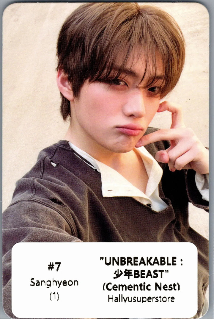 ALPHA DRIVE ONE "UNBREAKABLE : 少年BEAST" - Official Photocards (Cementic Nest Ver.) [26.08.27]