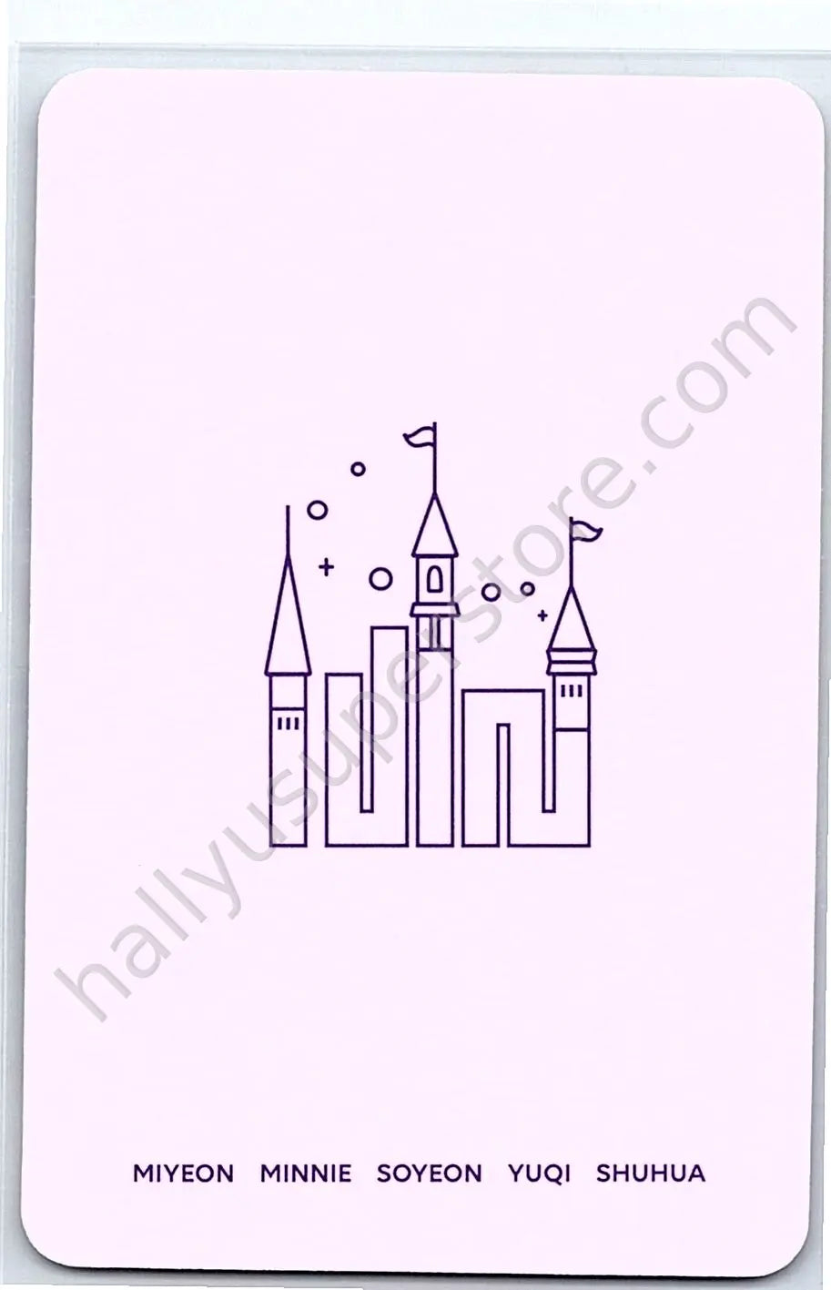 i-dle - Soyeon - Neverbong 2.0 lightstick merch photocard pouch version 2