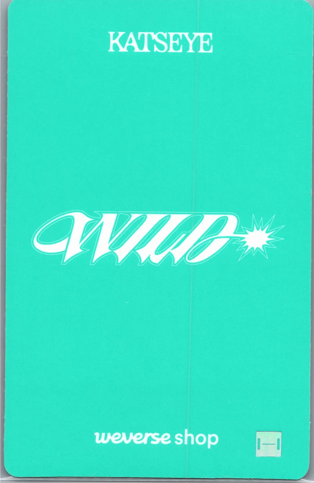 KATSEYE "WILD" - Weverse Shop Lucky Draw Event Photocard [26.08.18]