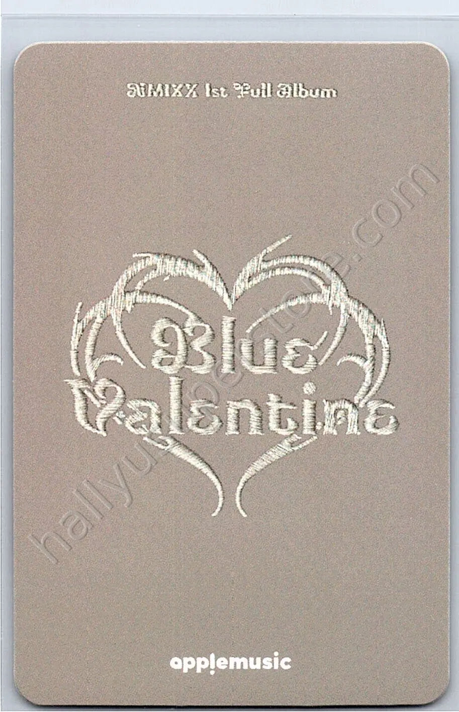 NMIXX - Lily - Blue Valentine apple music love token version pob (pre-order benefit)