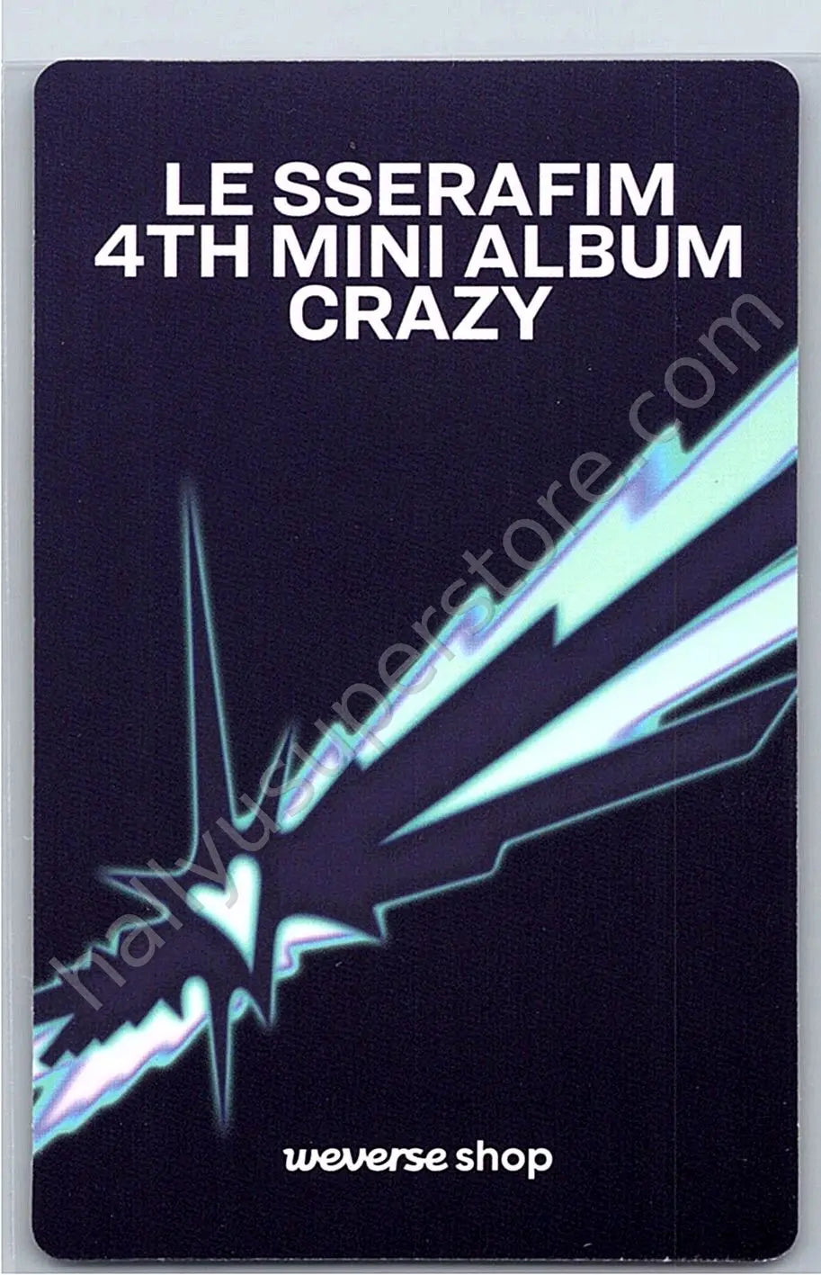 LE SSERAFIM - Kazuha - LE SSERAFIM - Kazuha - CRAZY Album weverse shop global (wvg) pre-order benefit (pob) standard version