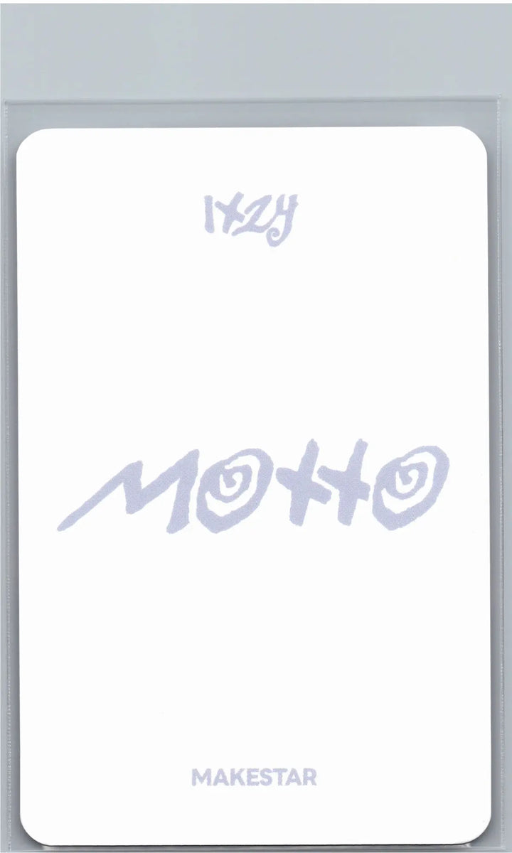 ITZY "Motto"- Makestar Fansign Event Photocard, Mini Photocard R2 (POCAALBUM Ver.) [26.07.14]