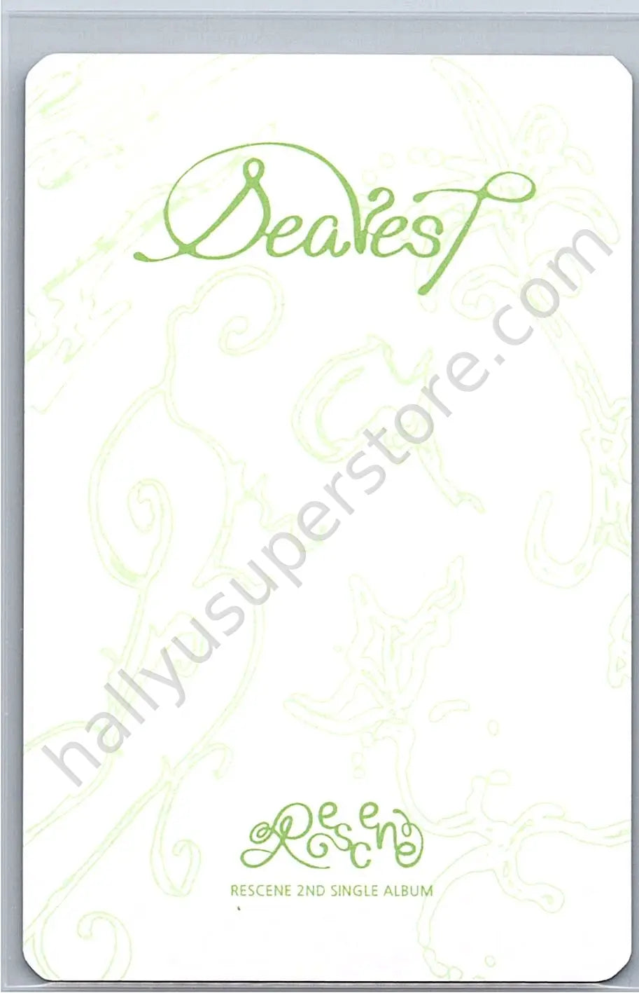 RESCENE - Zena - Dearest album photocard dear version qr version