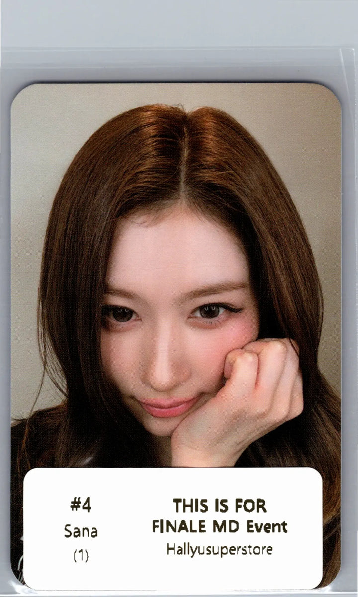 TWICE - <THIS IS FOR> WORLD TOUR FINALE in SEOUL POP-UP Store MD Event Photocard [26.07.03]