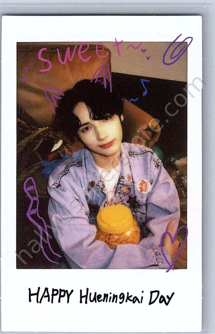 TOMORROW X TOGETHER - Huening Kai - TXT Deco Kit 2023 photocard set polaroid