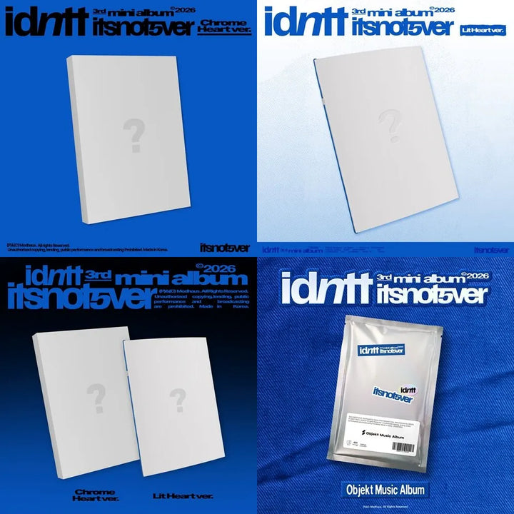 [Pre-Order] idntt - 2nd Mini Album <itsnotover> [Choose version]