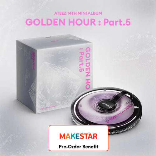 [Pre-Order] ATEEZ - 14th Mini Album [GOLDEN HOUR : Part.5] (CDP Ver.) + Makestar Pre-Order Benefit