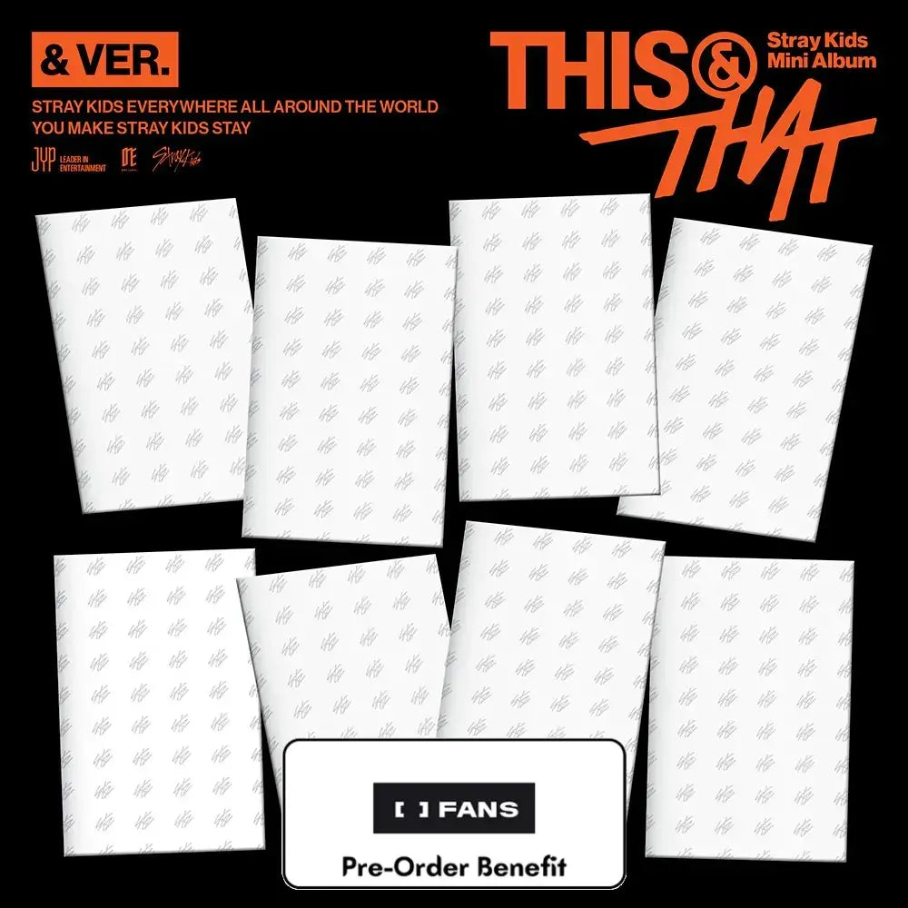 [Pre-Order] Stray Kids - THIS & THAT (& VER.) + Pre-Order benefit (Choose Version)