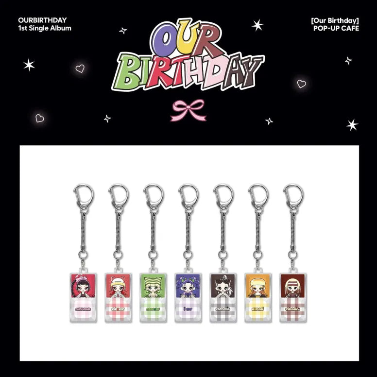 [Pre-Order] OURBIRTHDAY - [Our Birthday] POP-UP MD (RANDOM KEYCAP KEYRING)