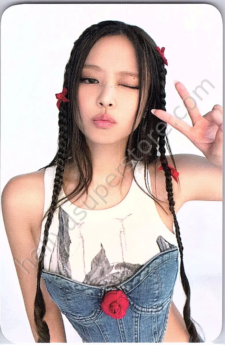 BLACKPINK - Jennie - BLACKPINK - Jennie - BORN PINK Album Toploader kit photocard set merch photocard