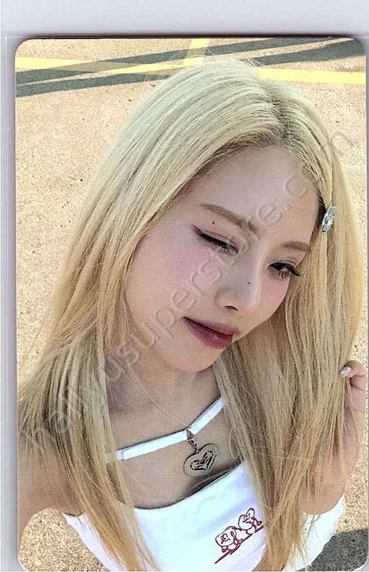fromis_9 - Jiwon - Supersonic album photocard heat version photobook version