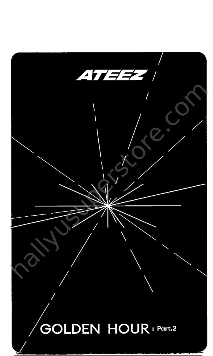 ATEEZ - Wooyoung - ATEEZ - Wooyoung - Golden Hour : Part 2 Album album photocard