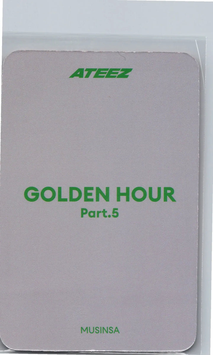 ATEEZ "GOLDEN HOUR : Part.5" - Musinsa Event Photocard [26.07.06]