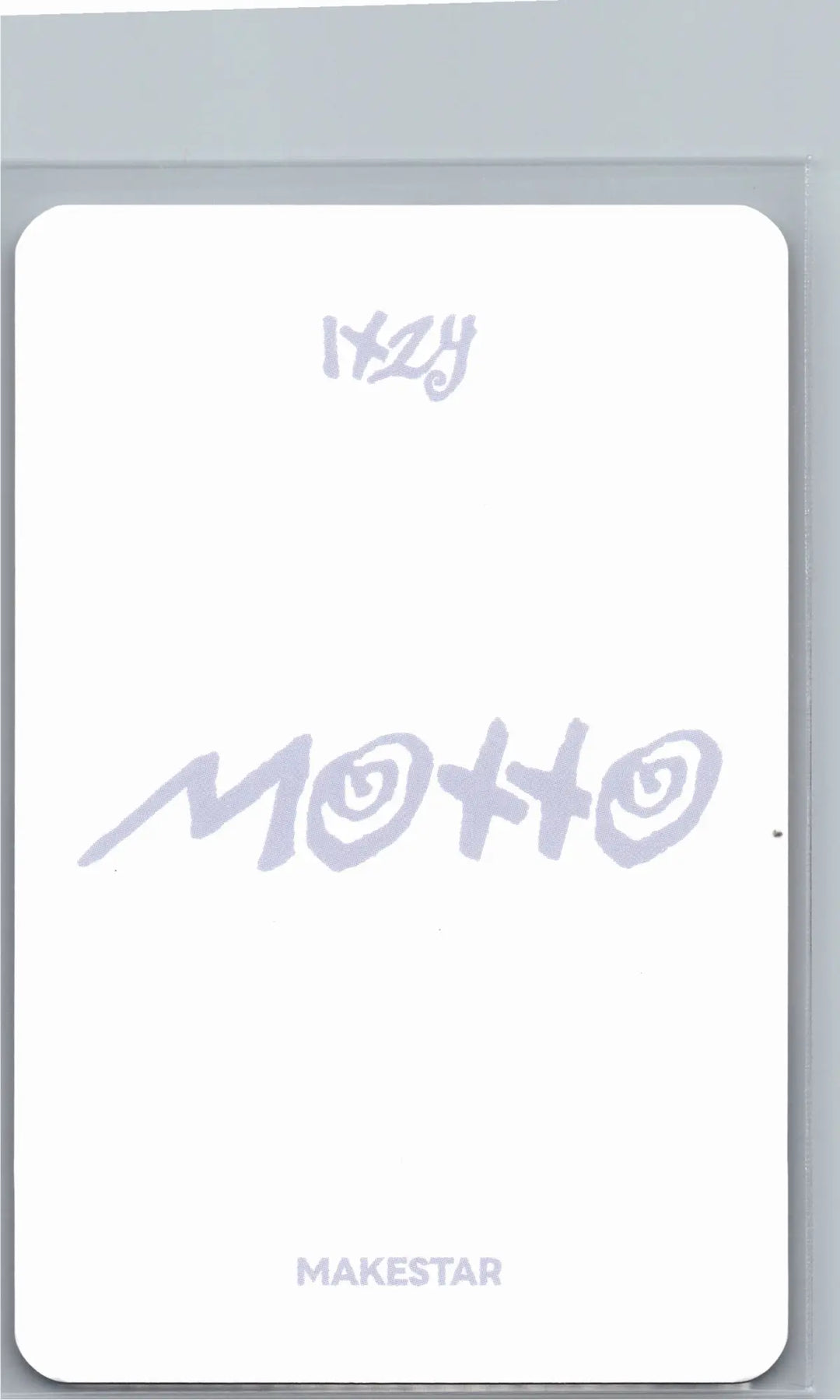 ITZY "Motto"- Makestar Fansign Event Photocard, Mini Photocard R2 (POCAALBUM Ver.) [26.07.14]