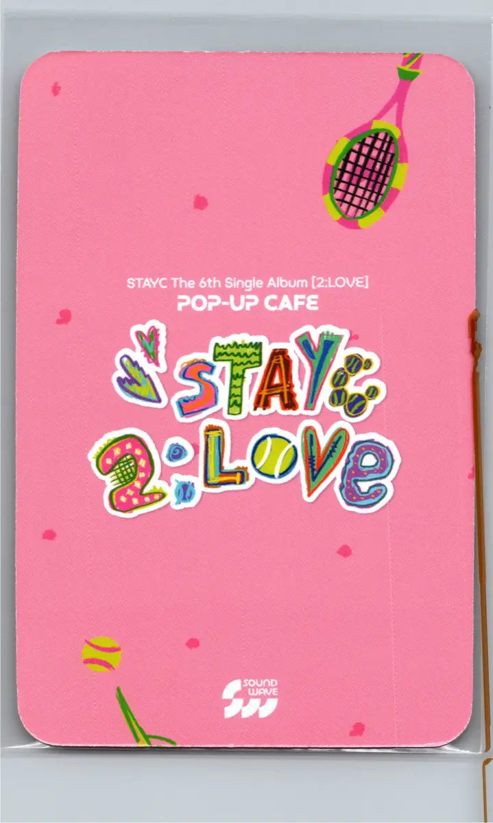 STAYC "2:LOVE" - Soundwave Pop-up Cafe Lucky Draw Photocard , Polaroid type Photocard [26.06.17]