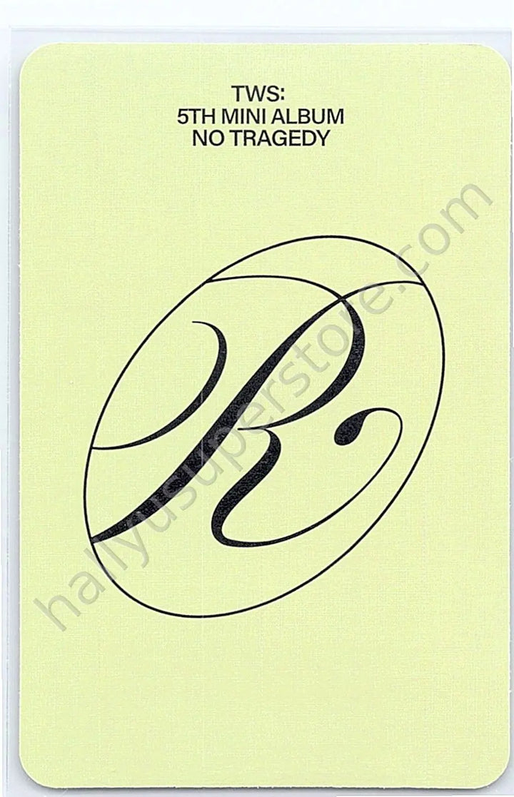 TWS - Hanjin - No Tragedy album photocard compact version rush version