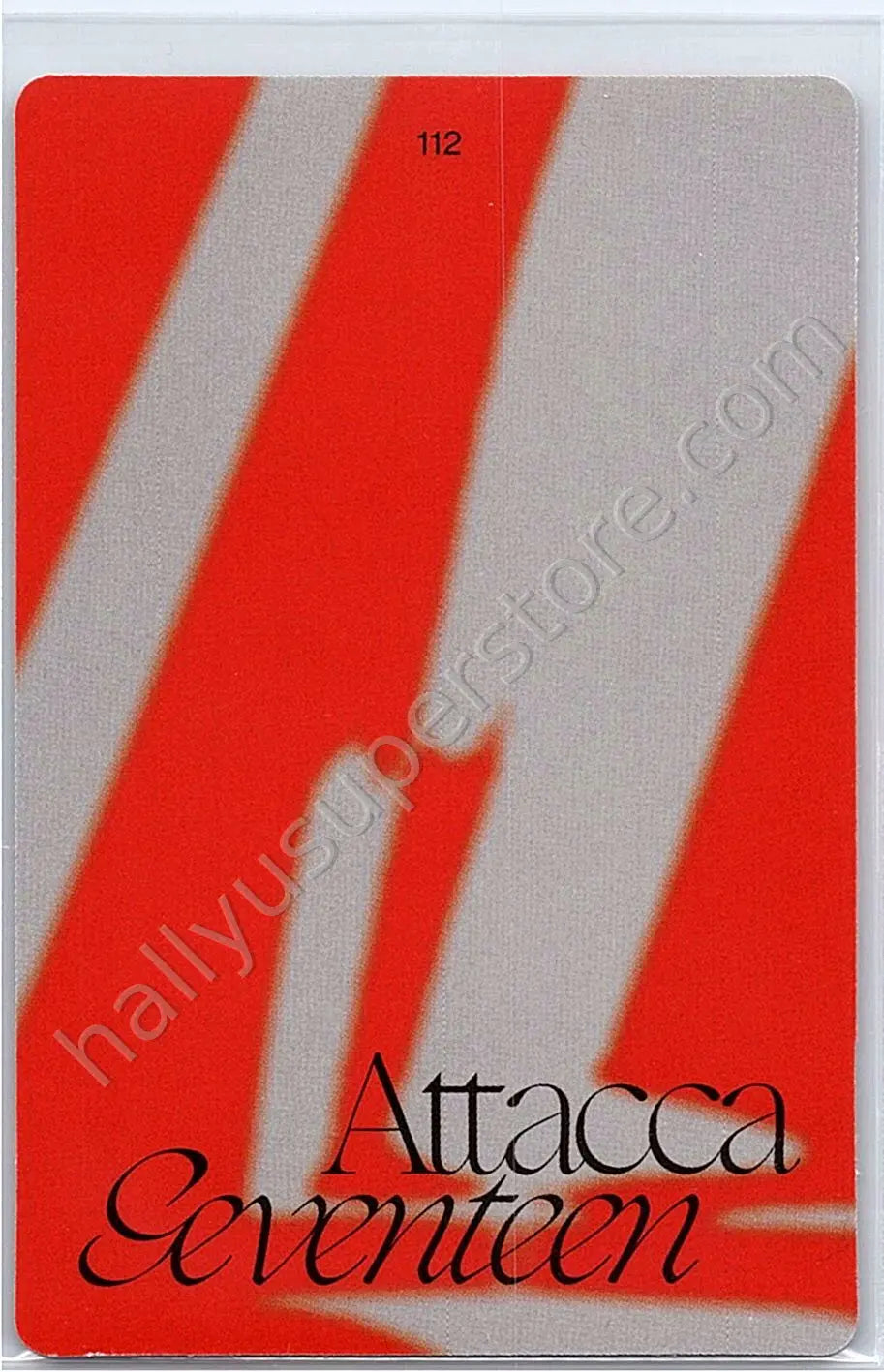 SEVENTEEN - Wonwoo - Attacca album photocard carat version