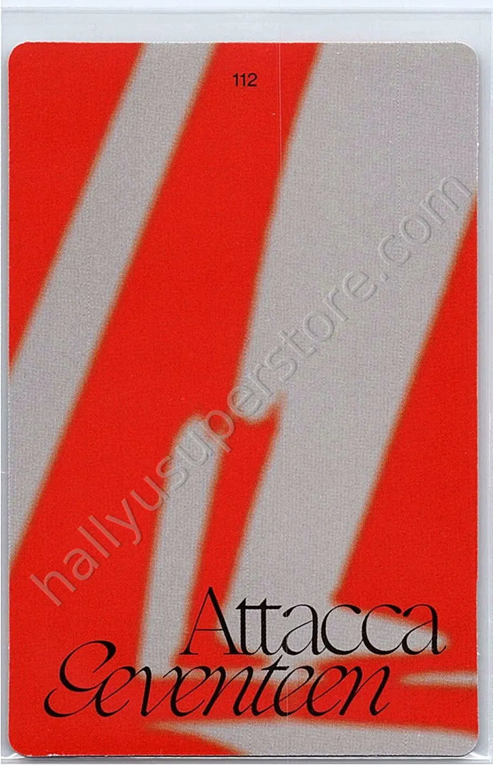 SEVENTEEN - Wonwoo - Attacca album photocard carat version