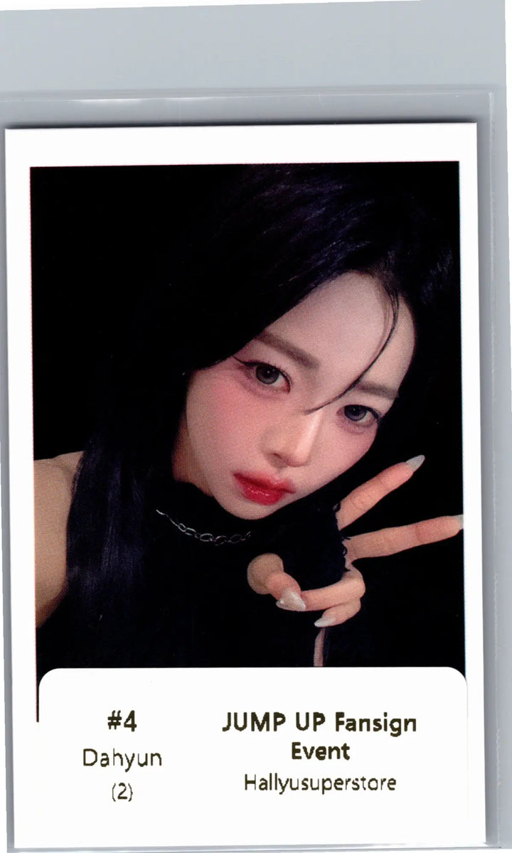 TripleS "LOVE&amp;POP pt.1" - Jump UP Fansign Event Polaroid type Photocard [26.07.06]
