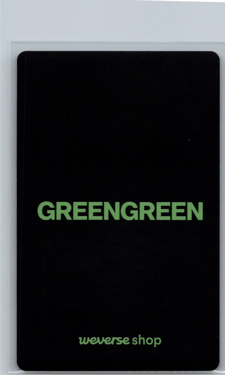 CORTIS "GreenGreen" - Weverse Shop YouTube Gift Event Photocard (Blue Lips MV) [26.07.02]