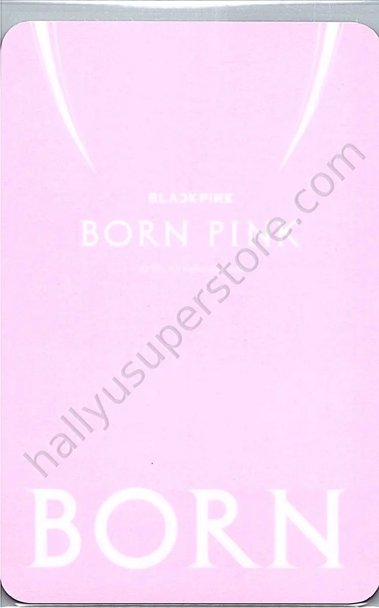 BLACKPINK - Jisoo - BLACKPINK - Jisoo - BORN PINK Album Toploader kit photocard set Born pink