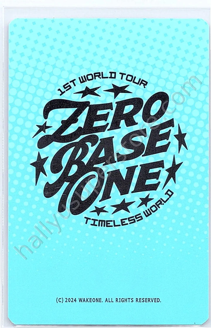 ZEROBASEONE - Hao - 2024 The First Tour [Timeless World] B version trading card
