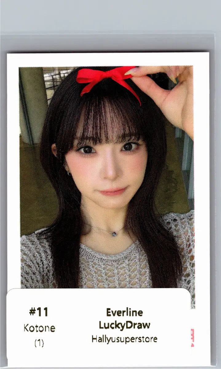 TripleS "LOVE&amp;POP pt.1" - Everline Lucky Draw Event Polaroid type Photocard (Objekt Music Album Ver.) [26.06.18]