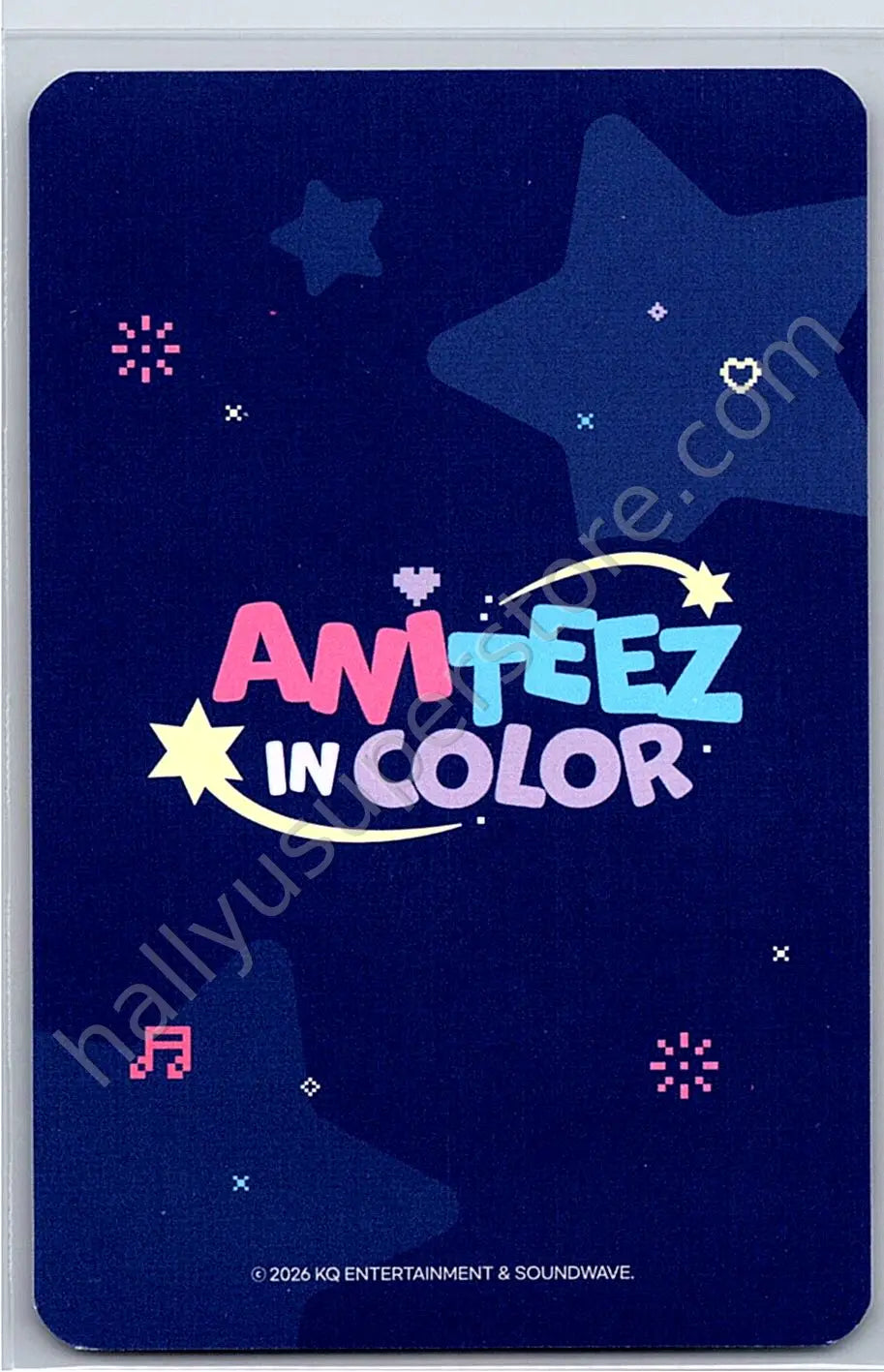 ATEEZ - Jongho - ANITEEZ IN COLOR trading card version 4