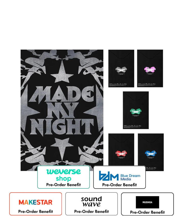[Pre-Order] LE SSERAFIM - 2nd Single Album Made My Night (COMPACT ver.) + Pre-Order Benefit