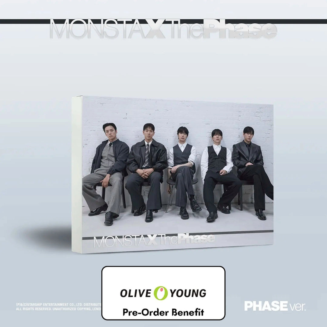 [Pre-Order] MONSTA X - EP [The Phase] (PHASE ver.) + Olive Young LuckyDraw Event