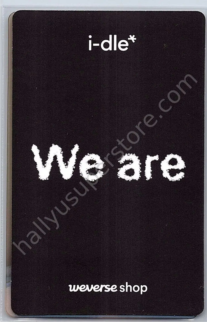 i-dle - Miyeon - We are pob (pre-order benefit) weverse global shop (wvg) (2pc)