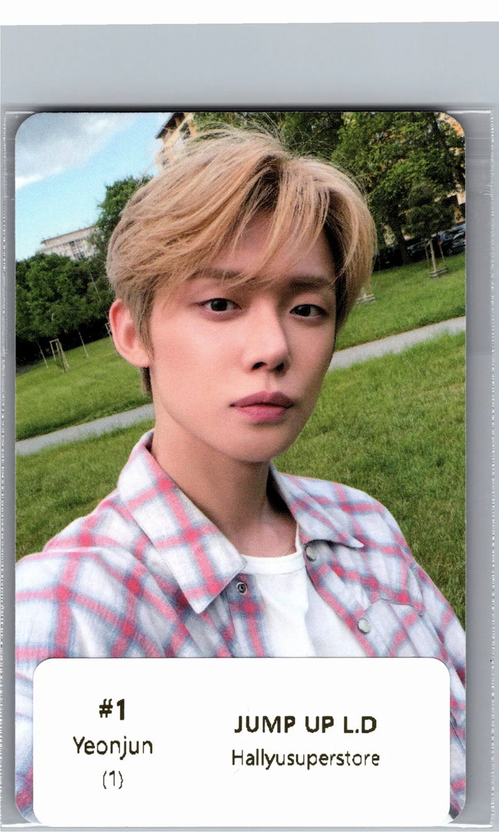 YEONJUN (of TXT) "NO LABELS: PART 02" - Jump UP Lucky Draw Event Photocard [26.07.13]