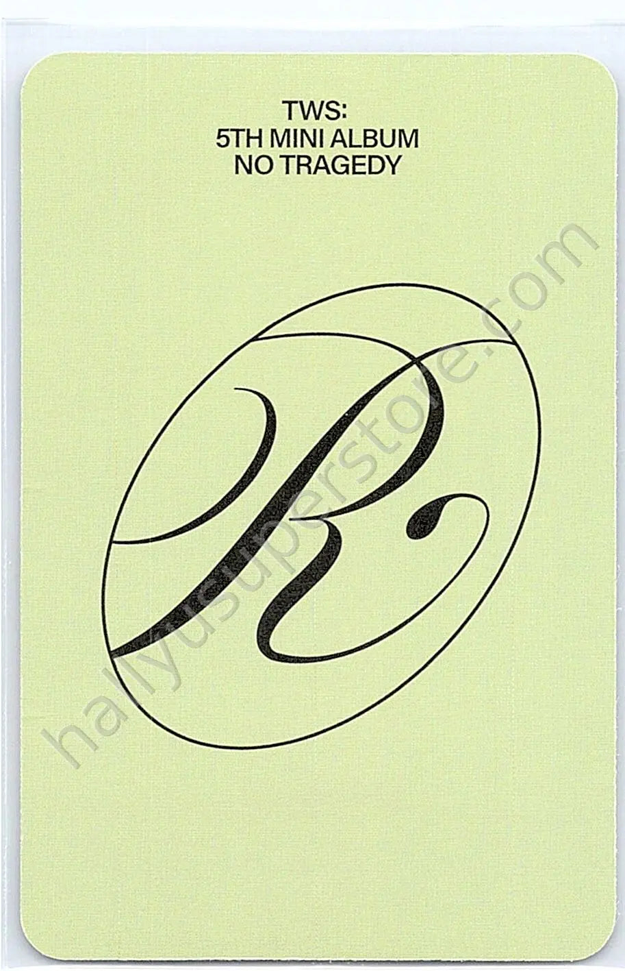 TWS - Kyungmin - No Tragedy album photocard compact version rush version
