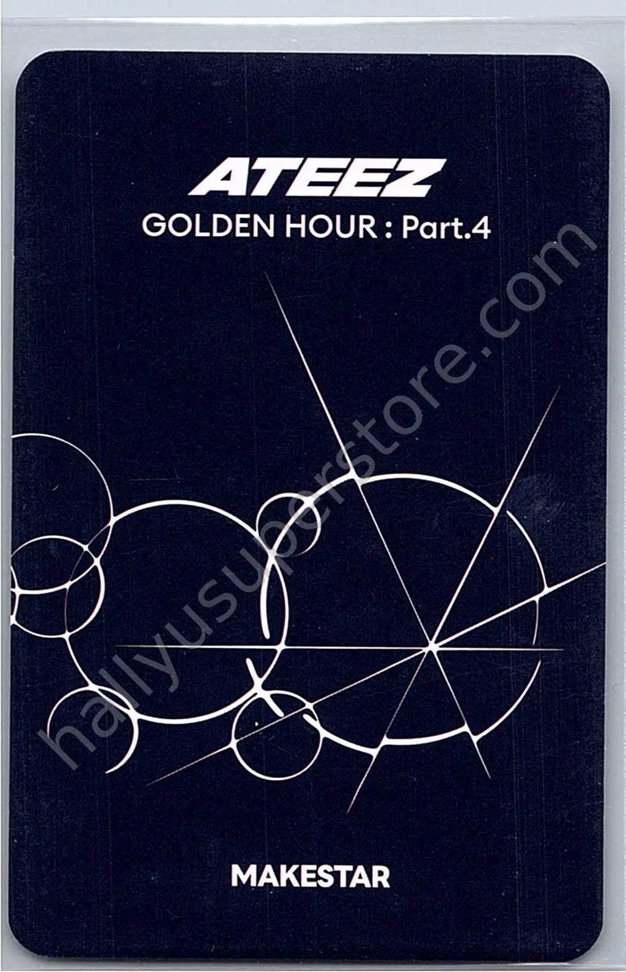 ATEEZ - Wooyoung - ATEEZ - Wooyoung - Golden Hour : Part.4 Album makestar pob (pre-order benefit)