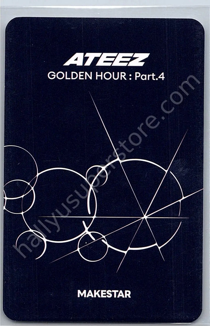 ATEEZ - Wooyoung - ATEEZ - Wooyoung - Golden Hour : Part.4 Album makestar pob (pre-order benefit)