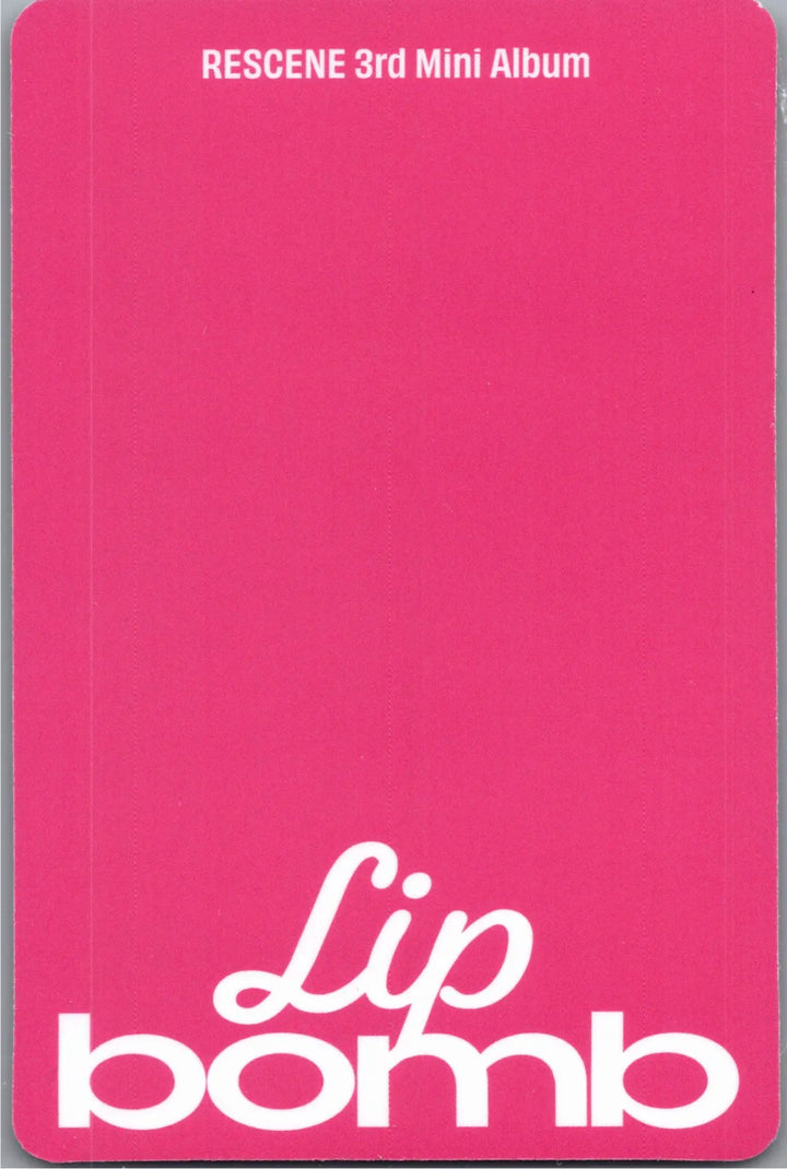 RESCENE "Lip bomb" - Official Photocard (QR)(Photocard Ver.) [26.07.24]